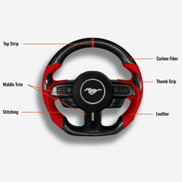 Ford Mustang Custom Steering Wheel - Image 4