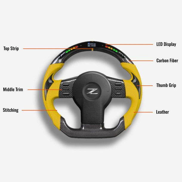 Nissan 350z Custom Steering Wheel - Image 4
