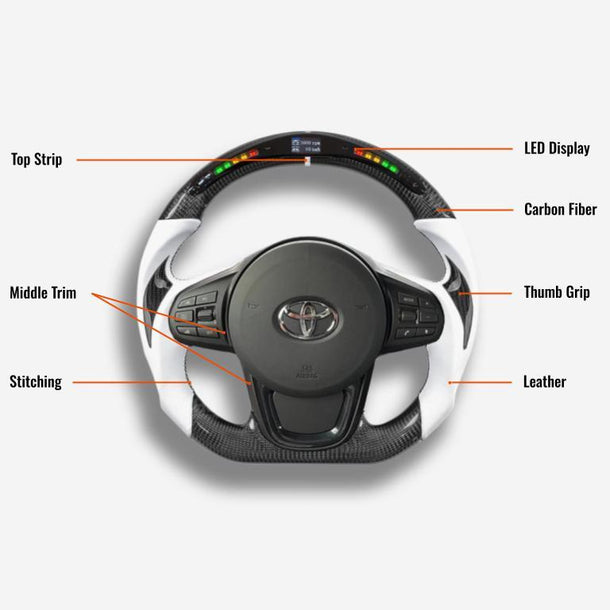 Toyota Supra Custom Steering Wheel - Image 4