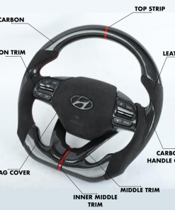 Alternative view of Hyundai I30 Style - Full Custom Steering Wheel