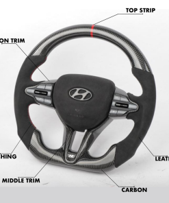 Alternative view of Hyundai N Line Style - Full Custom Steering Wheel