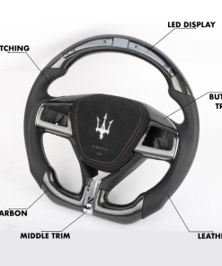 Alternative view of Maserati Base Style - Full Custom Steering Wheel