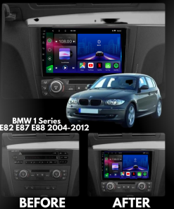 Alternative view of BMW 1 Series E81/E82/E87/E88 (2004-2012) Android head unit CarPlay