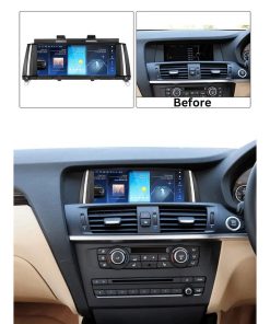 Alternative view of BMW X3 F25 / X4 F26 (2010-2018) Android head unit CarPlay