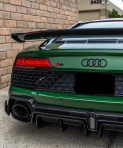 Alternative view of Capristo Style Carbon Fiber Rear Diffuser - Audi R8 V10 Gen 2 Facelift