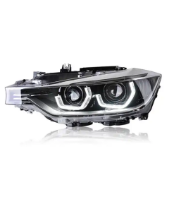 Alternative view of DTM Style LED Headlights - BMW F30 3 Series