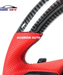 Alternative view of Carbon Fiber Steering Wheel for Acura TLX  Custom Colors Perforated Leather