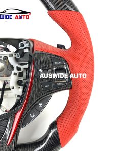 Alternative view of Acura TLX ILX 2017-2020 Customized Carbon Fiber Steering Wheel Perforated Leather