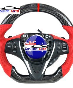 Carbon Fiber Steering Wheel for Acura TLX Custom Colors Perforated Leather