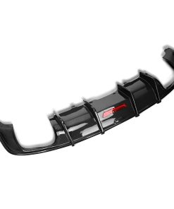 KB Style Carbon Fiber Rear Diffuser With Brake Light - Audi B9 A5 & S5