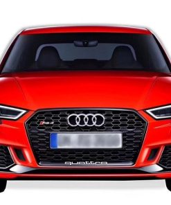 Alternative view of RS3 Front Bumper Conversion Kit With Rear Diffuser - Audi 8V A3/S3