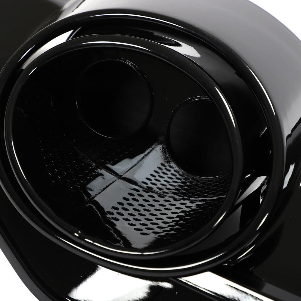 RS3 Style Gloss Black Rear Diffuser With Exhaust Tip - Audi S3 / A3 - Image 9