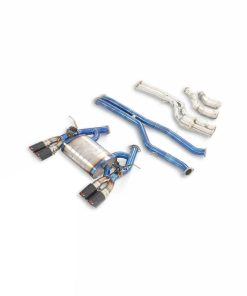 Alternative view of S55 Titanium Valved Catback Exhaust System - BMW F80 M3 & F82 / F83 M4