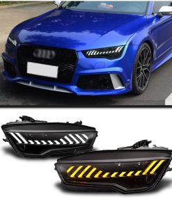 Audi | A7 S7 RS7 | 2011-2018 | Car Headlights LED Rear Tail Lights Sequential Turn Signal | Upgrade