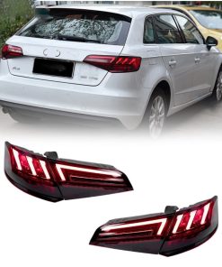 Audi | A3 S3 RS3 | 2013-2020 | Car Lights LED Rear Tail Lights Sequential Turn Signal | Sportback