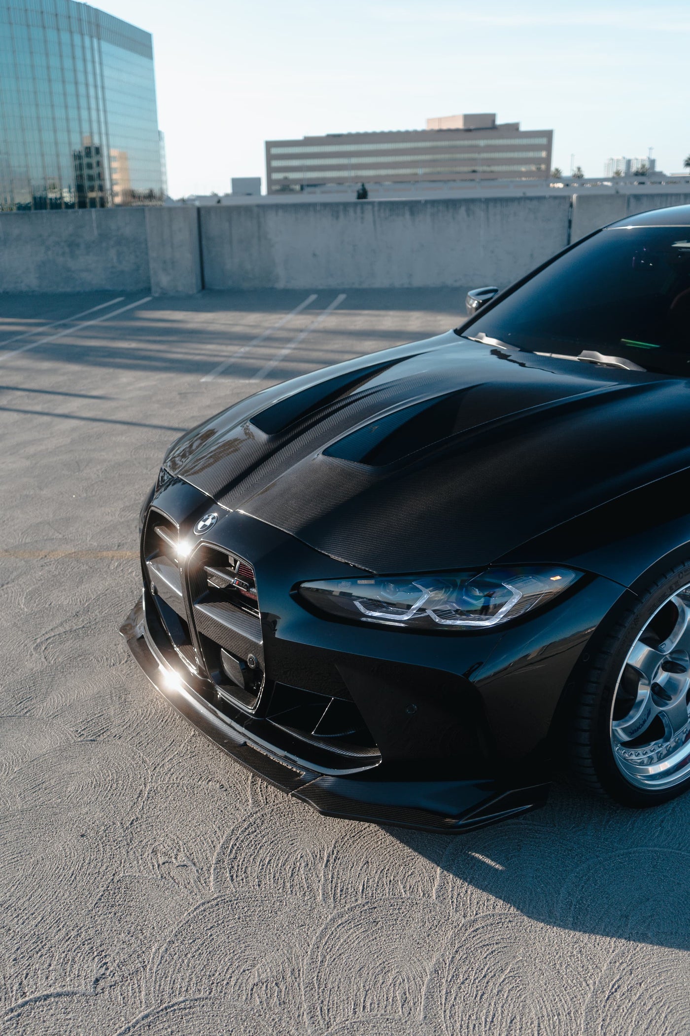 V Style Carbon Fiber Front Lip - BMW G80 M3 & G82/G83 M4