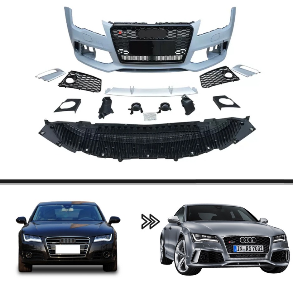 Audi | A7 S7 to RS7 | 2011-2014 | Body Kit Front Bumper | Upgrade