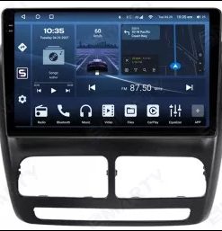 Alternative view of Fiat Doblo Android head unit CarPlay
