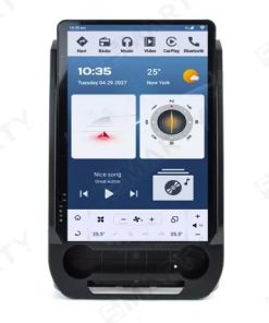 Alternative view of Ford Expedition Android head unit CarPlay