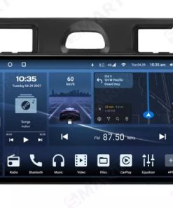 Alternative view of Ford Fiesta Android head unit CarPlay