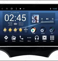 Alternative view of Ford Ka / Figo Android head unit CarPlay