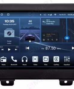 Alternative view of Jeep Wrangler Android head unit CarPlay