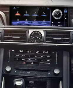 Alternative view of Lexus IS 250/300h/350 XE30 (2013-2019) Android head unit Apple CarPlay