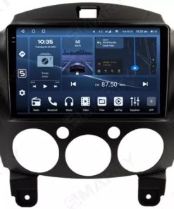 Alternative view of Mazda 2  Android head unit CarPlay